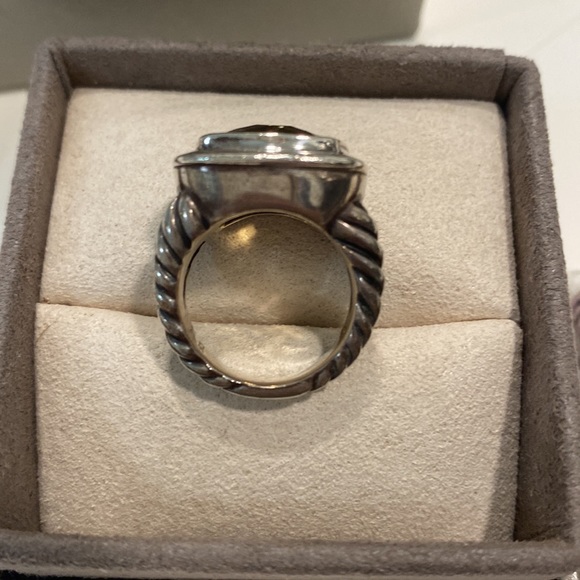 David Yurman Albion 11mm Lemon Citrine ring - Picture 5 of 8